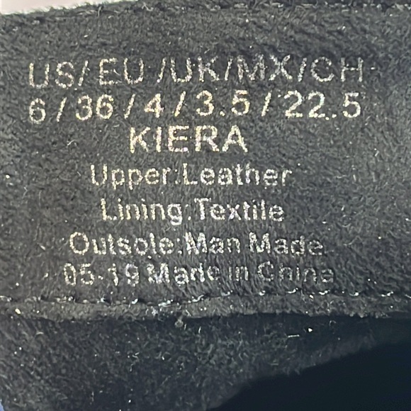 NWT Kenneth Cole New York Womens Kiera Black Zipper Slip On Leather Sneakers 6M - Picture 8 of 9